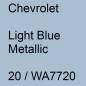 Preview: Chevrolet, Light Blue Metallic, 20 / WA7720.